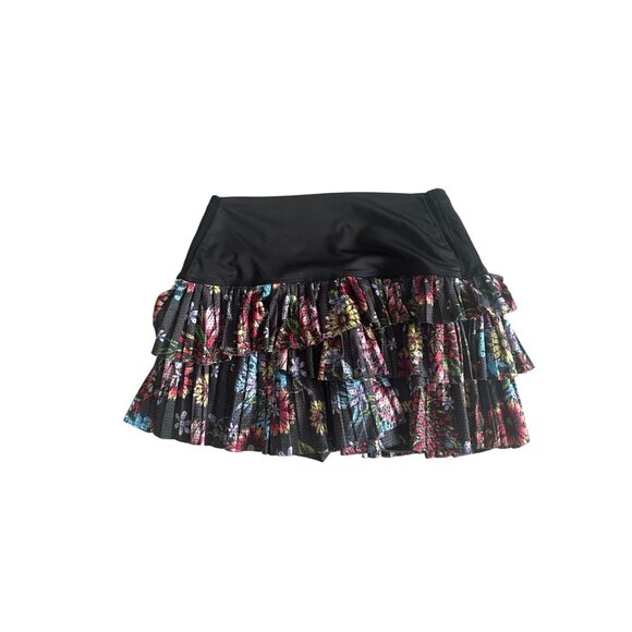 LUCKY IN LOVE X Bethanie Mattek Sands Court Worn Floral Tennis Skort Size M - Picture 1 of 5